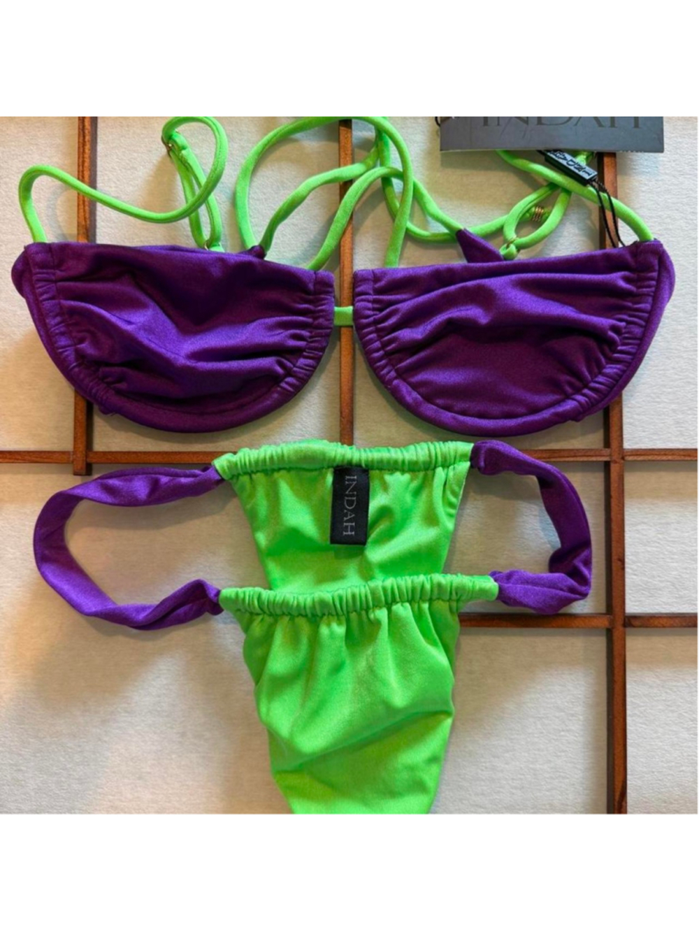 Indah Lisa top + Harmony bottoms set 
Color is Euphoria 
Both size xs 
Tag attac